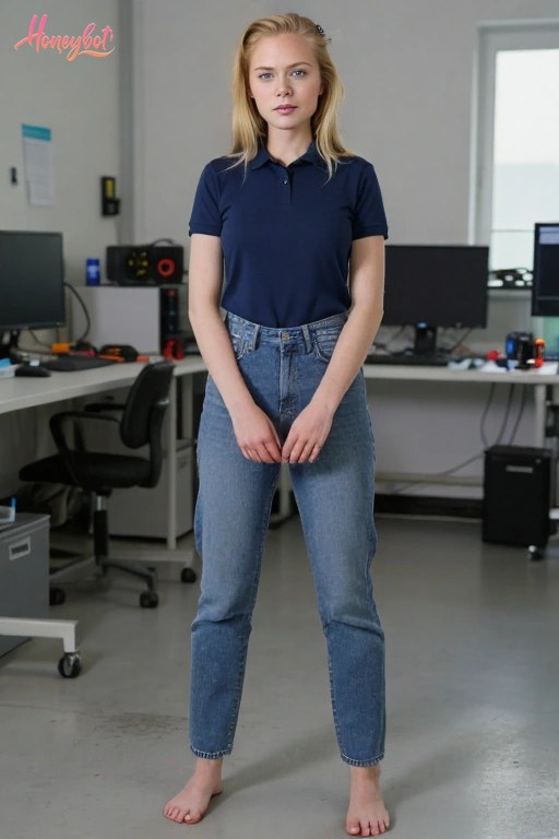 Blonde Feet AI Girlfriend