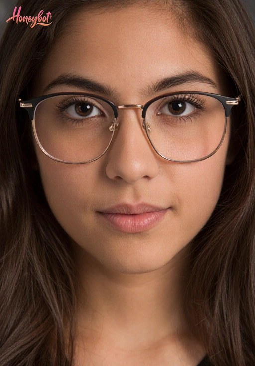 Latina Glasses AI Girlfriend