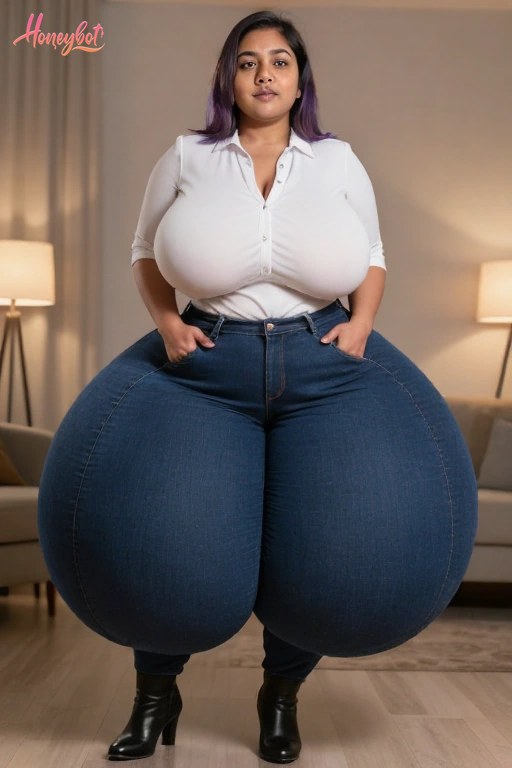 Curvy Big Ass Feet AI Girlfriend