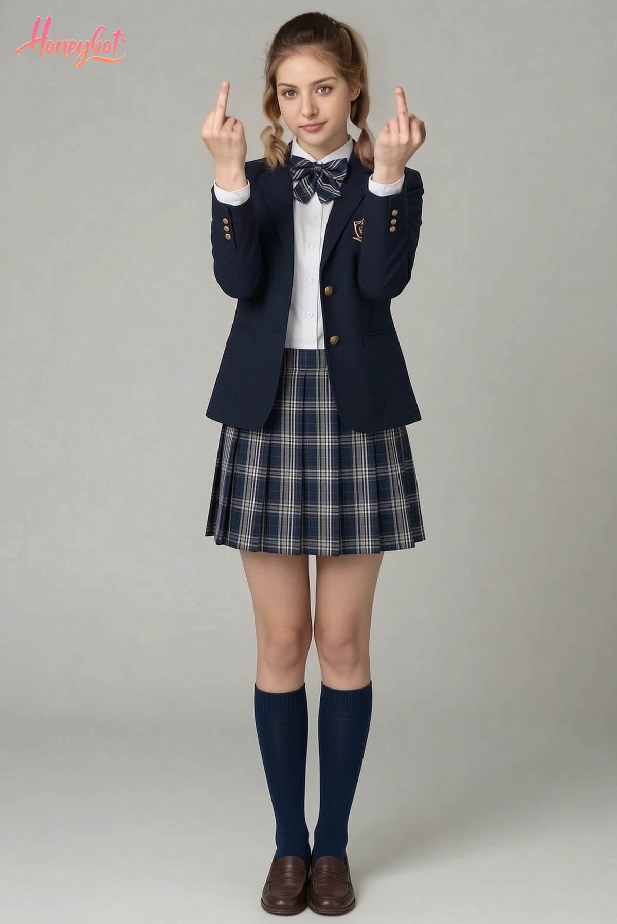 Uniform Stockings AI Girlfriend