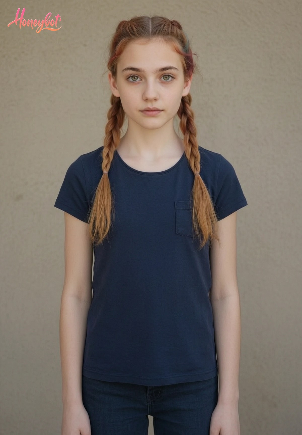 AI-generated girlfriend image