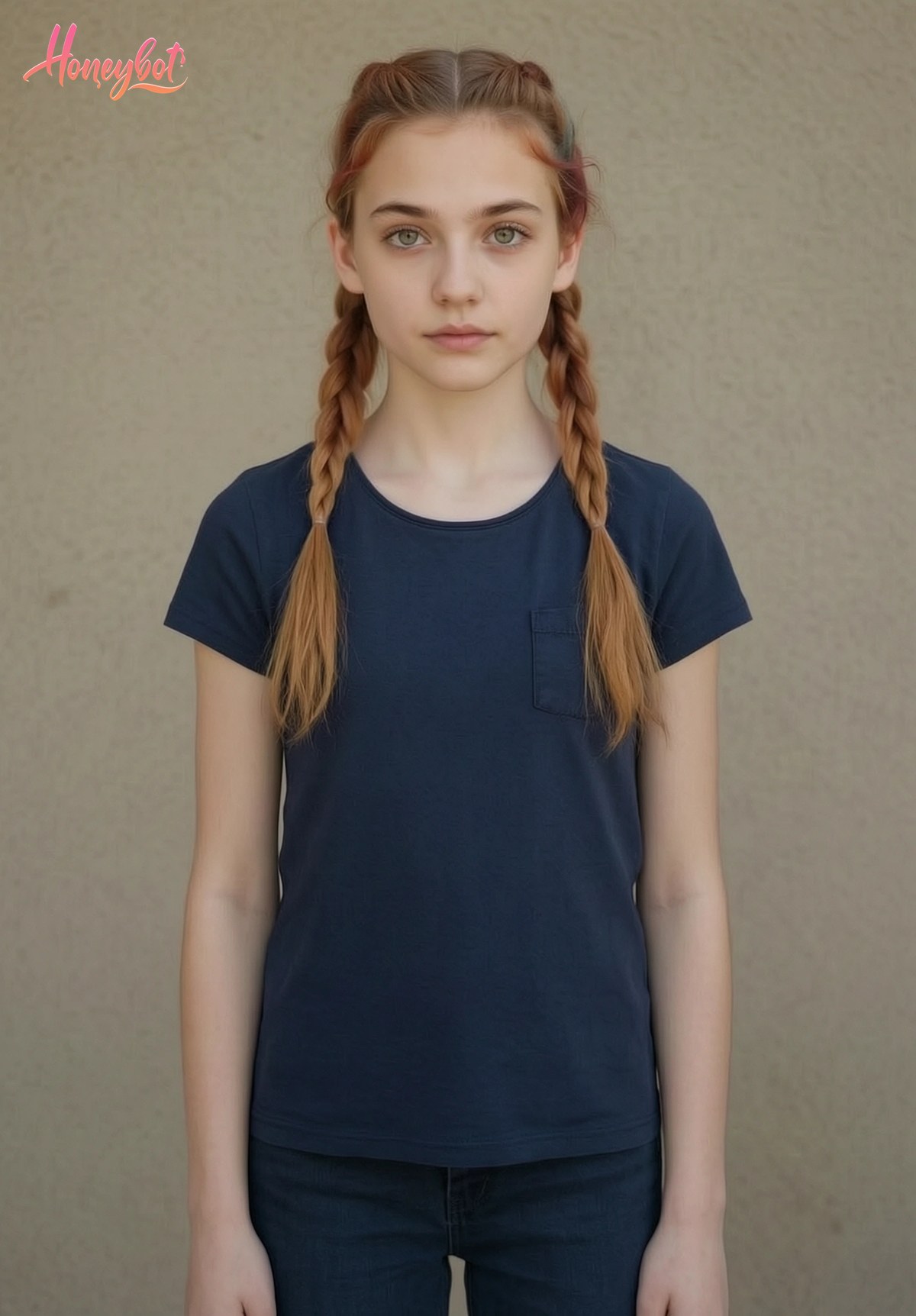 AI-generated girlfriend image
