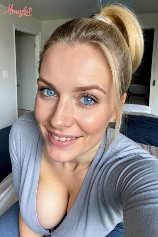 Blonde AI Girlfriend