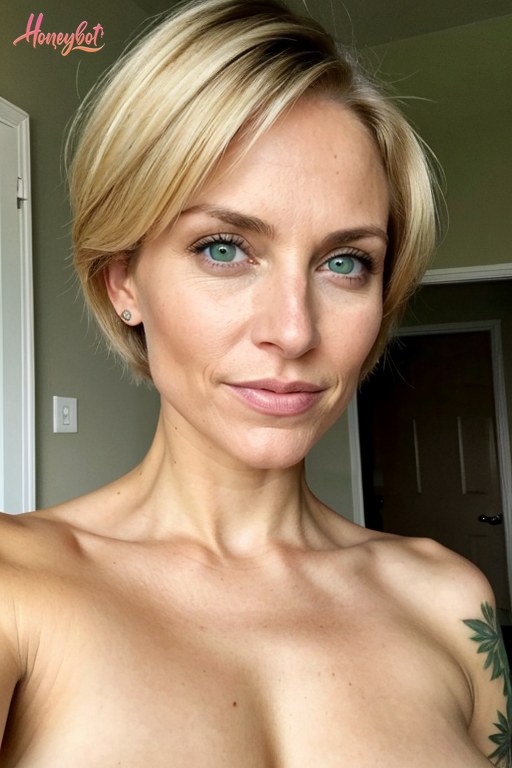Blonde Tattooed AI Girlfriend