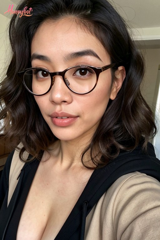 Asian Glasses AI Girlfriend